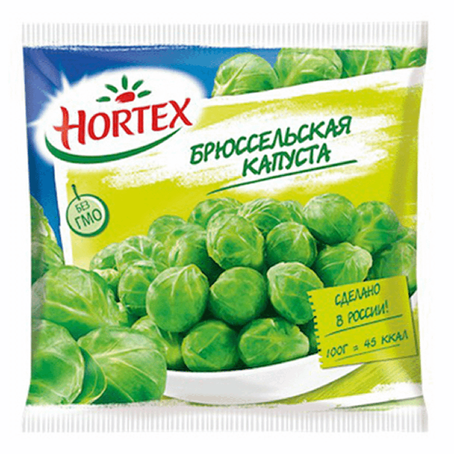 ЭЙСБЕР маркет-Капуста брюссельская Hortex замороженная 400 г