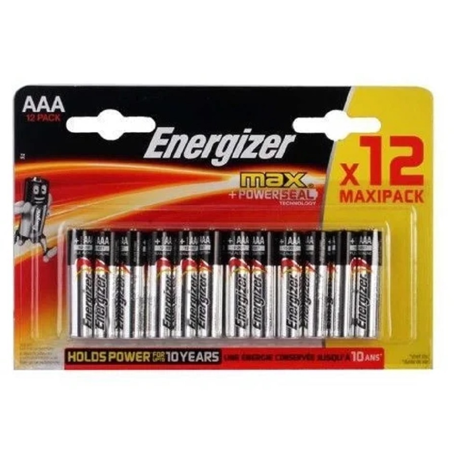 ЭЙСБЕР маркет-Батарейка Energizer Max AAA/LR03, 12 шт.