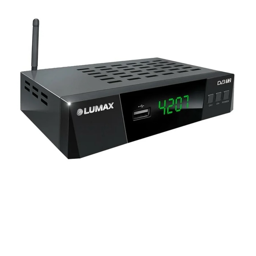 ЭЙСБЕР маркет-TV-тюнер LUMAX DV-4207HD черный