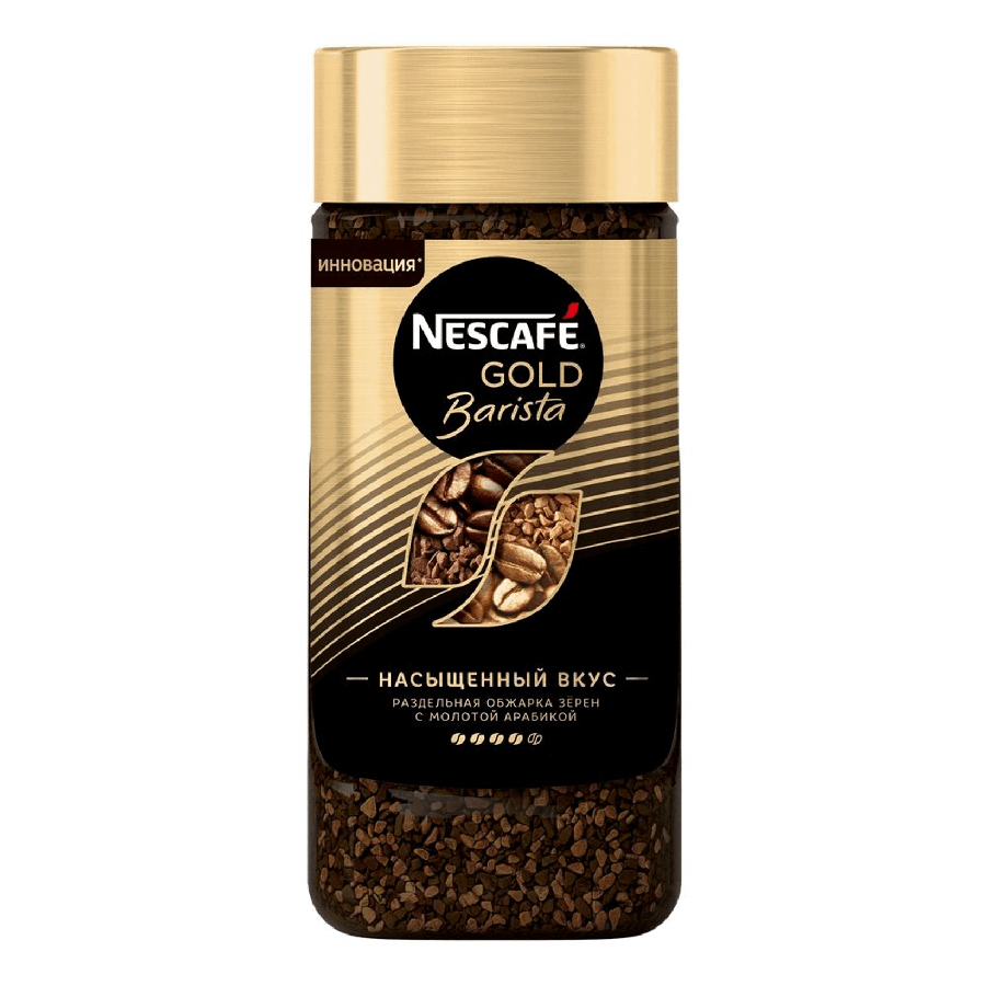 ЭЙСБЕР маркет-Кофе Nescafe Gold Barista молотый в растворимом сублимированный 85 г