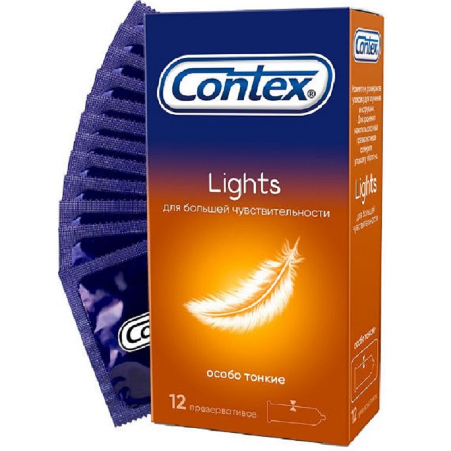 ЭЙСБЕР маркет-Презерватив Contex Lights особо тонкие 12 шт