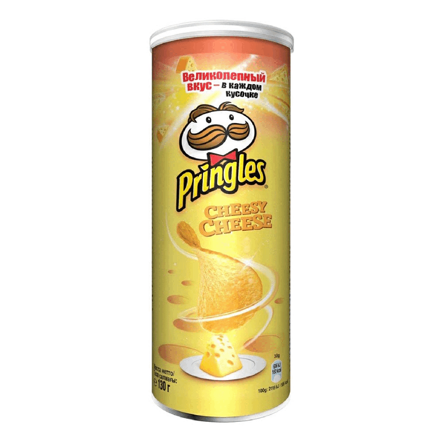 ЭЙСБЕР маркет-Чипсы картофельные Pringles со вкусом сыра 165 г