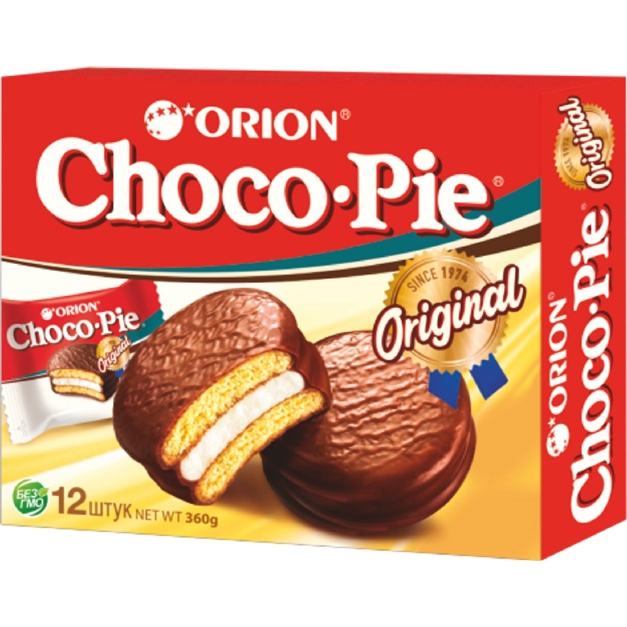 ЭЙСБЕР маркет-Пирожное Orion Choco Pie 360 г