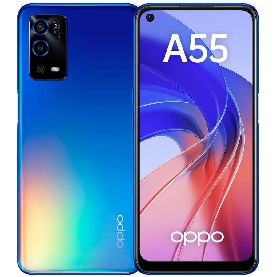 ЭЙСБЕР маркет-OPPO A55 64Gb, CPH2325,Синий